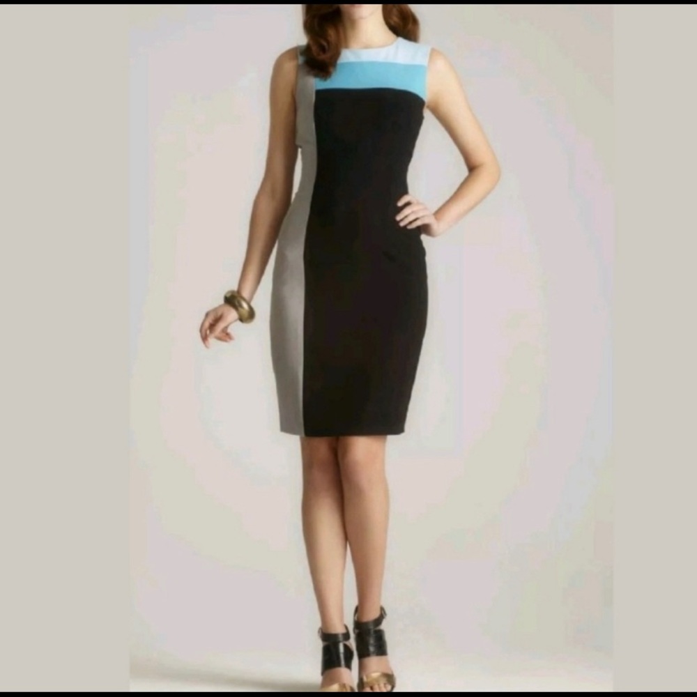 Calvin Klein Colorblock Sheath Dress
